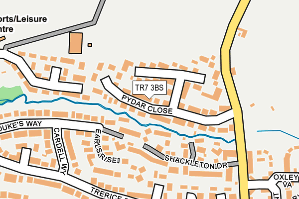 TR7 3BS map - OS OpenMap – Local (Ordnance Survey)