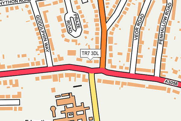 TR7 3DL map - OS OpenMap – Local (Ordnance Survey)