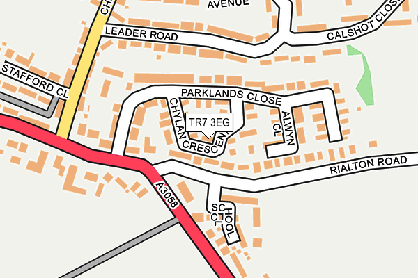 TR7 3EG map - OS OpenMap – Local (Ordnance Survey)