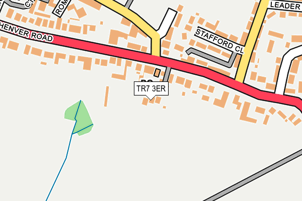 TR7 3ER map - OS OpenMap – Local (Ordnance Survey)