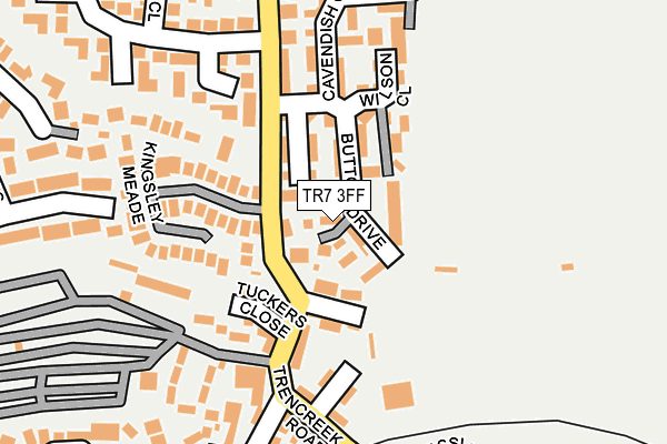 TR7 3FF map - OS OpenMap – Local (Ordnance Survey)