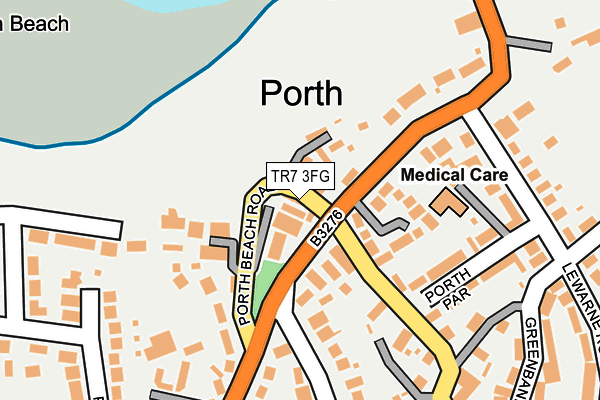 TR7 3FG map - OS OpenMap – Local (Ordnance Survey)