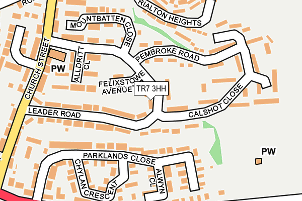 TR7 3HH map - OS OpenMap – Local (Ordnance Survey)