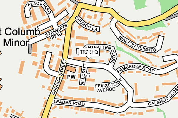 TR7 3HQ map - OS OpenMap – Local (Ordnance Survey)