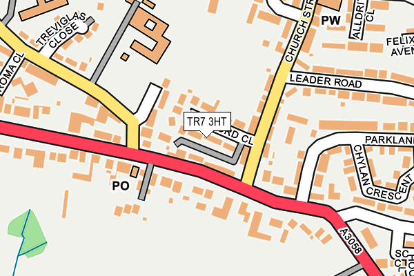 TR7 3HT map - OS OpenMap – Local (Ordnance Survey)