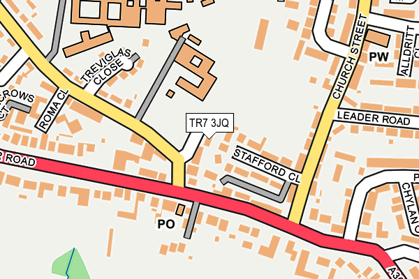 TR7 3JQ map - OS OpenMap – Local (Ordnance Survey)