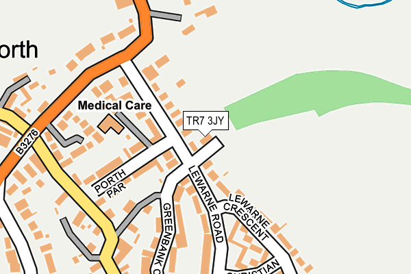 TR7 3JY map - OS OpenMap – Local (Ordnance Survey)