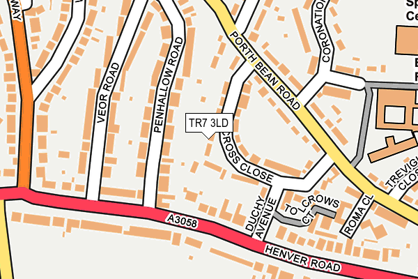 TR7 3LD map - OS OpenMap – Local (Ordnance Survey)