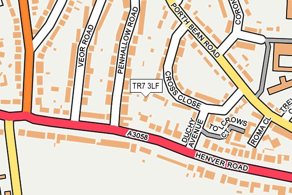 TR7 3LF map - OS OpenMap – Local (Ordnance Survey)