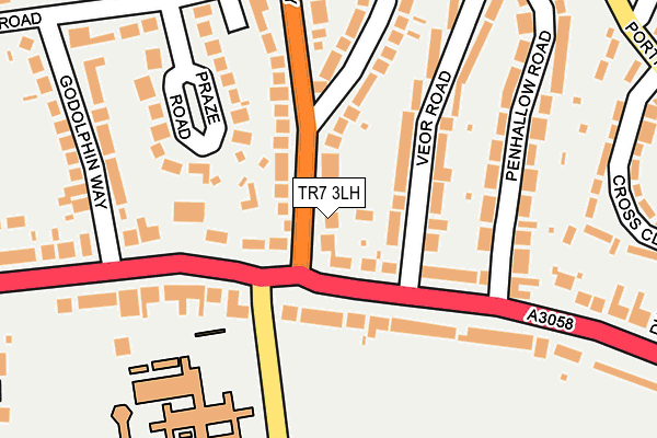 TR7 3LH map - OS OpenMap – Local (Ordnance Survey)