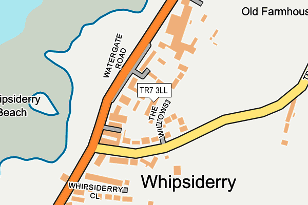 TR7 3LL map - OS OpenMap – Local (Ordnance Survey)