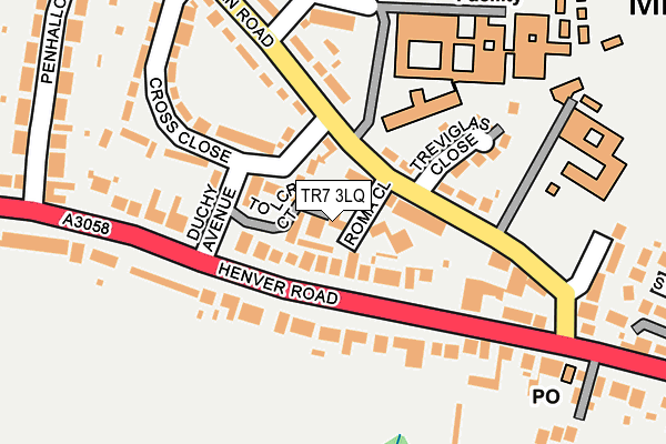 TR7 3LQ map - OS OpenMap – Local (Ordnance Survey)