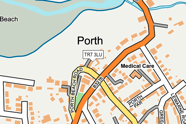 TR7 3LU map - OS OpenMap – Local (Ordnance Survey)