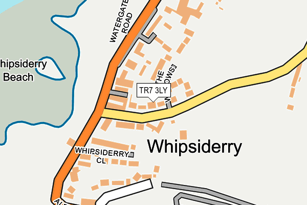 TR7 3LY map - OS OpenMap – Local (Ordnance Survey)