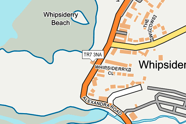TR7 3NA map - OS OpenMap – Local (Ordnance Survey)