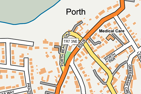 TR7 3NE map - OS OpenMap – Local (Ordnance Survey)