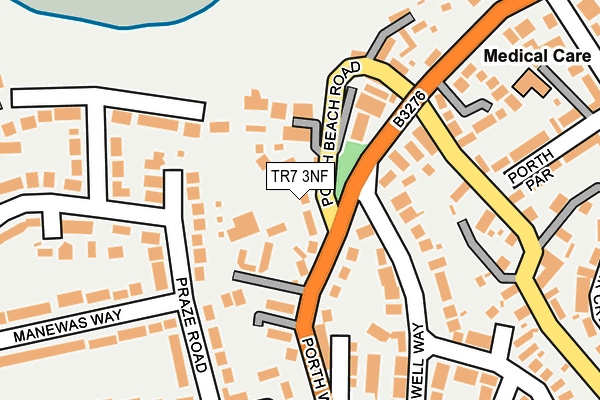 TR7 3NF map - OS OpenMap – Local (Ordnance Survey)