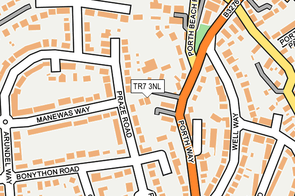 TR7 3NL map - OS OpenMap – Local (Ordnance Survey)