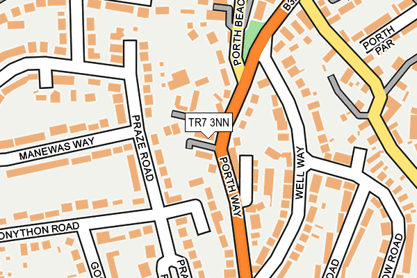 TR7 3NN map - OS OpenMap – Local (Ordnance Survey)