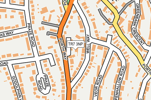 TR7 3NP map - OS OpenMap – Local (Ordnance Survey)