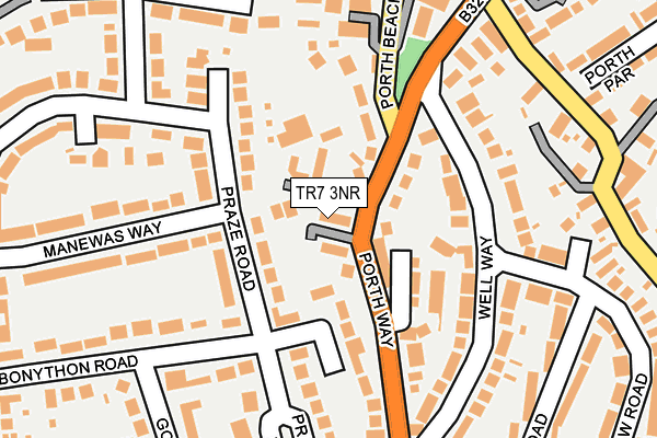 TR7 3NR map - OS OpenMap – Local (Ordnance Survey)