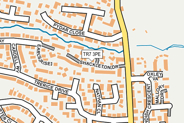 TR7 3PE map - OS OpenMap – Local (Ordnance Survey)