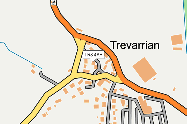TR8 4AH map - OS OpenMap – Local (Ordnance Survey)