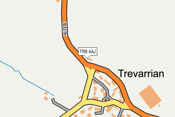 TR8 4AJ map - OS OpenMap – Local (Ordnance Survey)