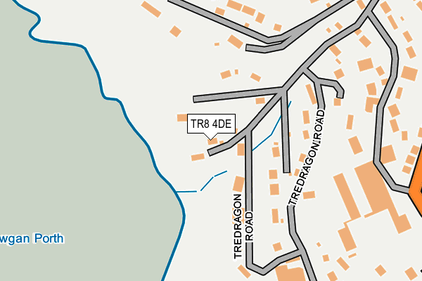 TR8 4DE map - OS OpenMap – Local (Ordnance Survey)