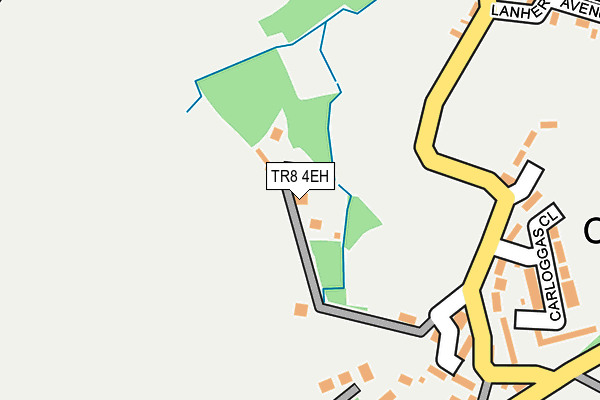 TR8 4EH map - OS OpenMap – Local (Ordnance Survey)