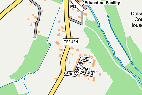 TR8 4EN map - OS OpenMap – Local (Ordnance Survey)