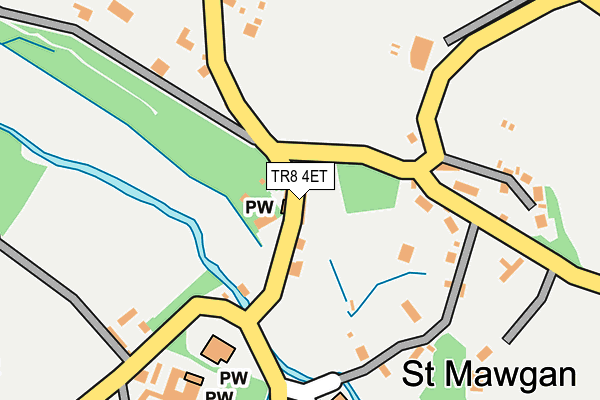 TR8 4ET map - OS OpenMap – Local (Ordnance Survey)