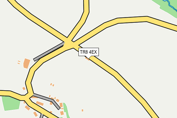 TR8 4EX map - OS OpenMap – Local (Ordnance Survey)