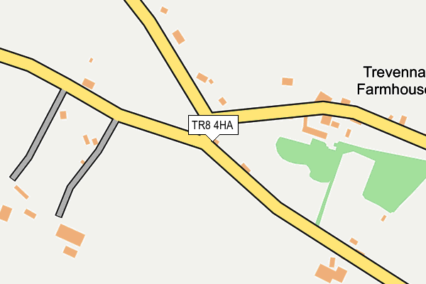 TR8 4HA map - OS OpenMap – Local (Ordnance Survey)