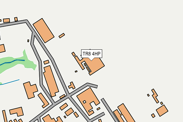 TR8 4HP map - OS OpenMap – Local (Ordnance Survey)