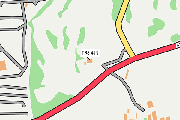 TR8 4JN map - OS OpenMap – Local (Ordnance Survey)