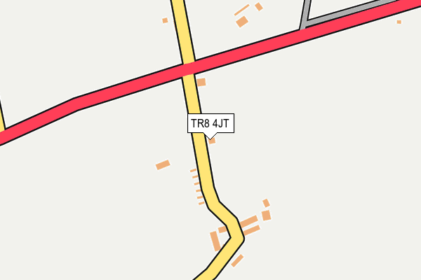 TR8 4JT map - OS OpenMap – Local (Ordnance Survey)