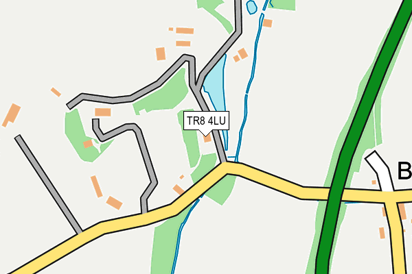 TR8 4LU map - OS OpenMap – Local (Ordnance Survey)