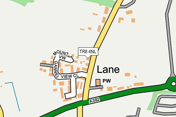 TR8 4NL map - OS OpenMap – Local (Ordnance Survey)