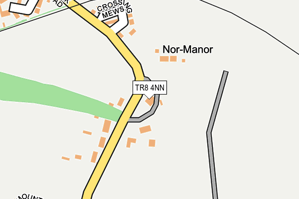 TR8 4NN map - OS OpenMap – Local (Ordnance Survey)