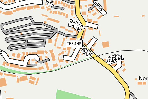 TR8 4NP map - OS OpenMap – Local (Ordnance Survey)