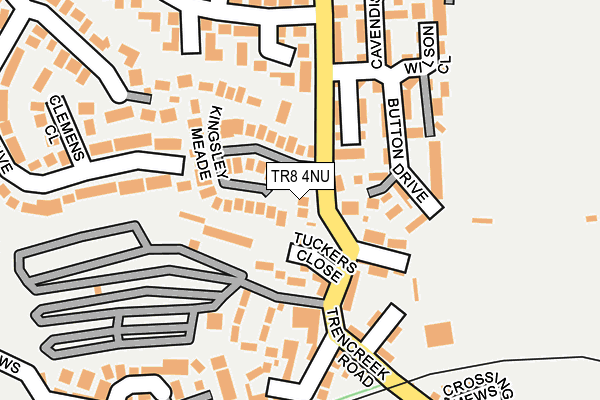TR8 4NU map - OS OpenMap – Local (Ordnance Survey)