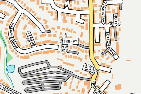 TR8 4PY map - OS OpenMap – Local (Ordnance Survey)