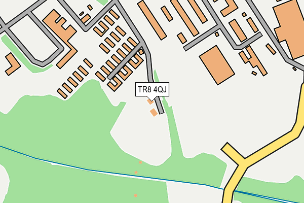 TR8 4QJ map - OS OpenMap – Local (Ordnance Survey)