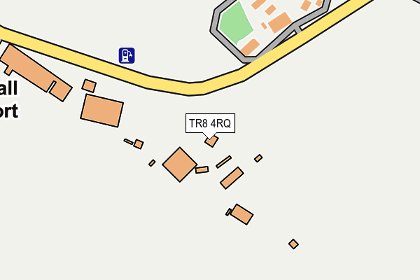 TR8 4RQ map - OS OpenMap – Local (Ordnance Survey)