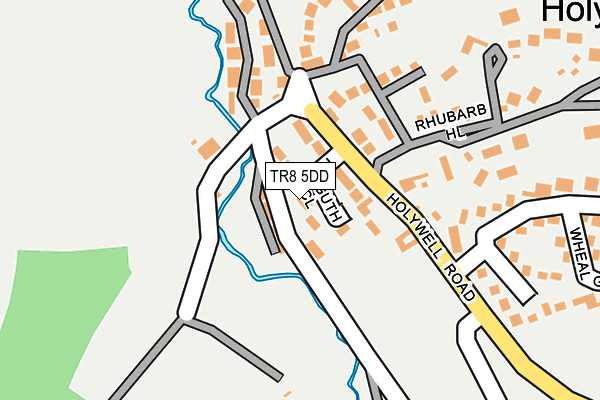 TR8 5DD map - OS OpenMap – Local (Ordnance Survey)