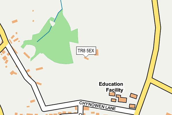 TR8 5EX map - OS OpenMap – Local (Ordnance Survey)