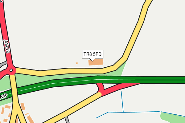 TR8 5FD map - OS OpenMap – Local (Ordnance Survey)