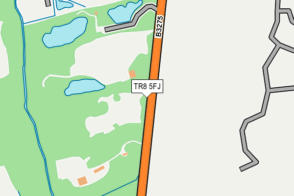 TR8 5FJ map - OS OpenMap – Local (Ordnance Survey)