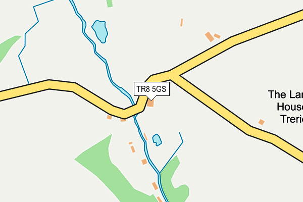 TR8 5GS map - OS OpenMap – Local (Ordnance Survey)